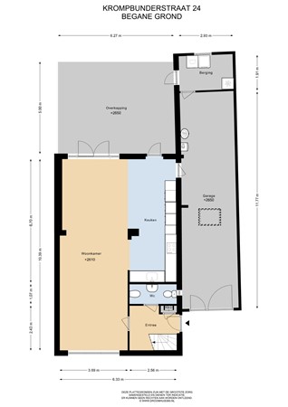 Floorplan - Krompbunderstraat 24, 6171 LL Stein